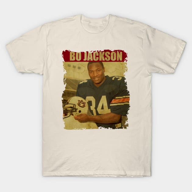 Bo Jackson - NEW RETRO STYLE T-Shirt by FREEDOM FIGHTER PROD